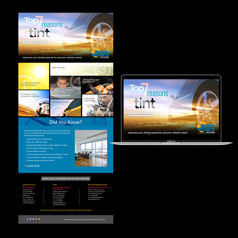 top reasons landing page