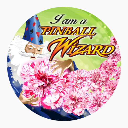 pinball wizard sticker